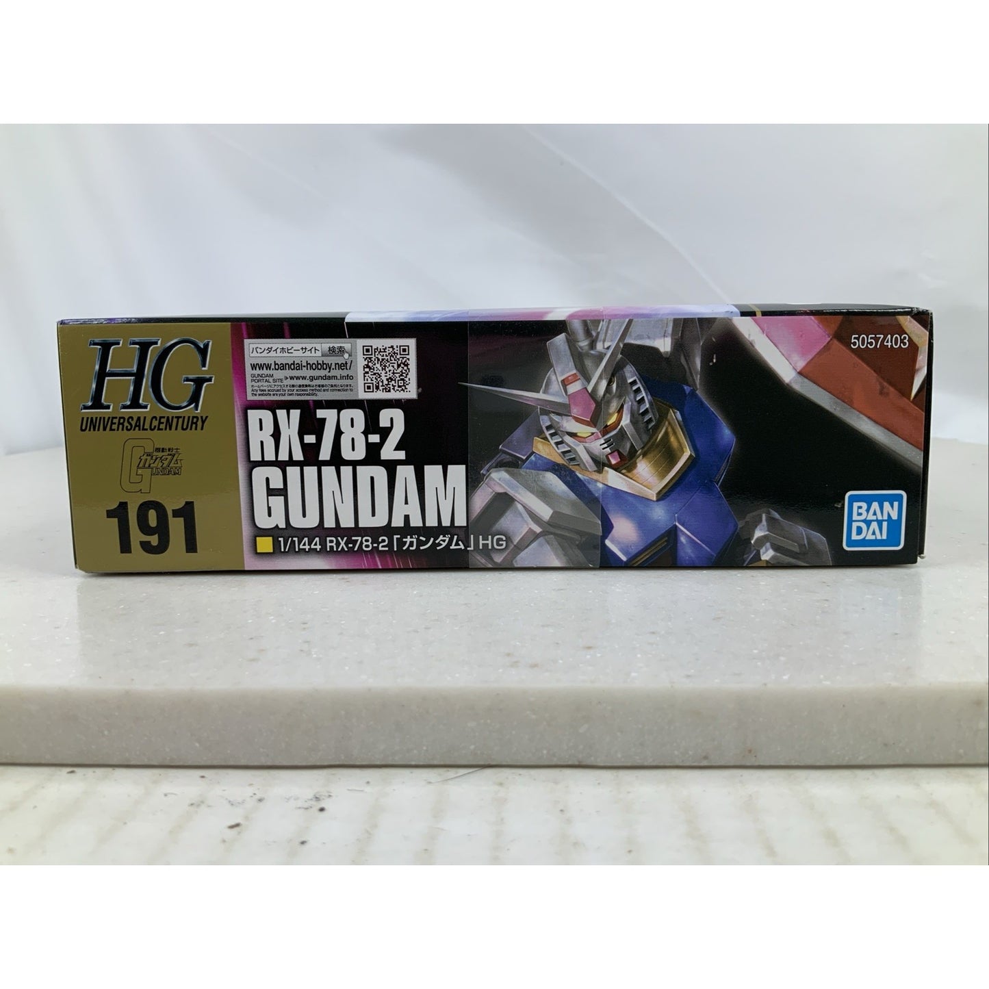 BANDAI HG Rx-78-2 Gundam Revive HGUC model kit DISTRESSED BOX