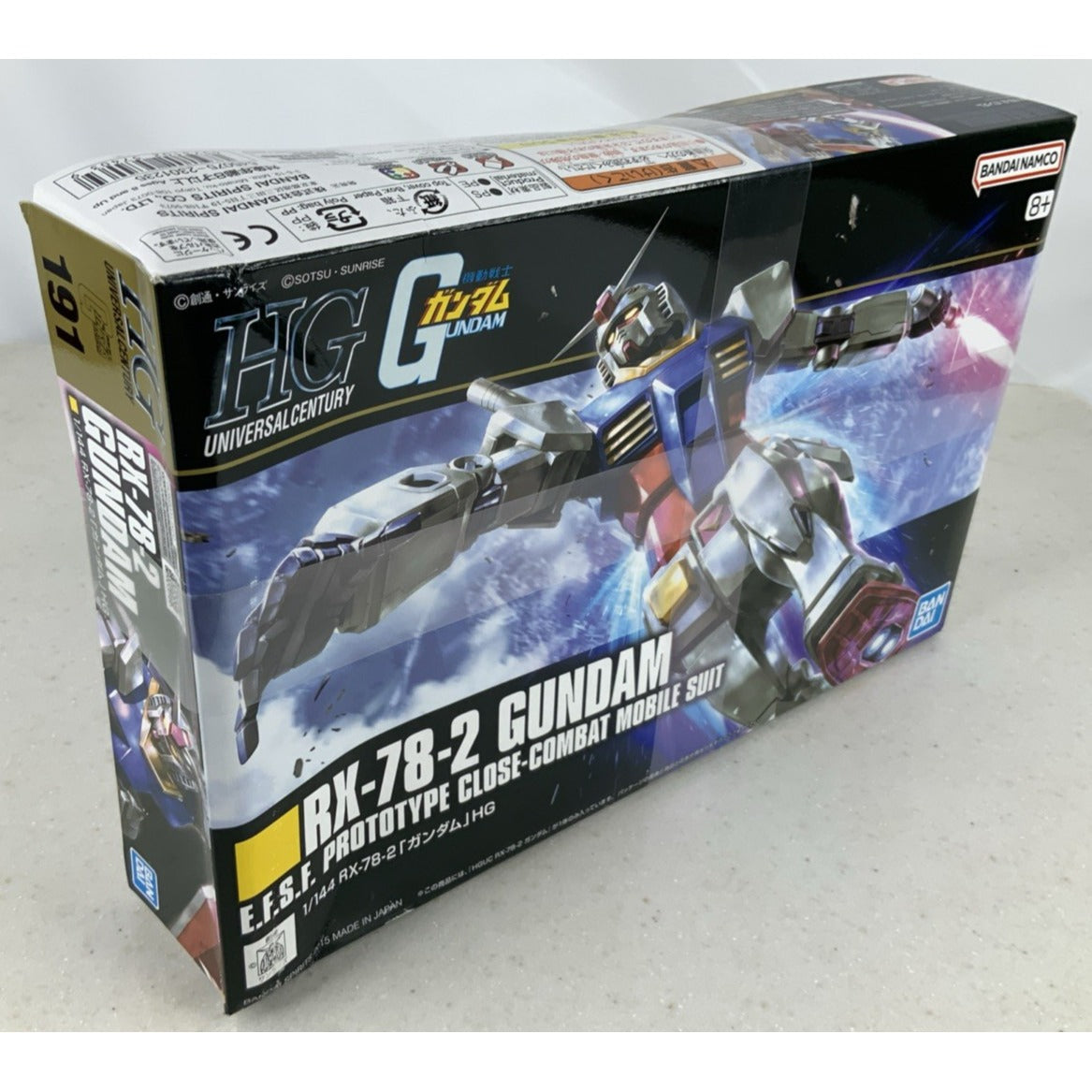BANDAI HG Rx-78-2 Gundam Revive HGUC model kit DISTRESSED BOX