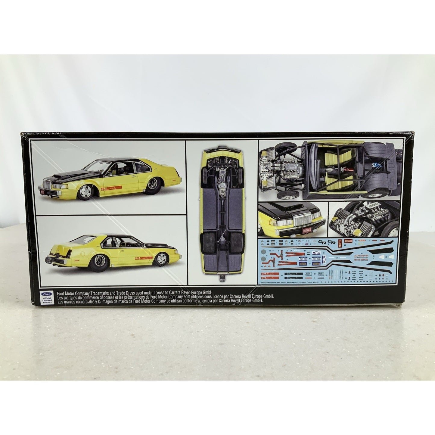 REVELL Lincoln Mark VII LSC Pro Street 1:25 model kit DISTRESSED BOX