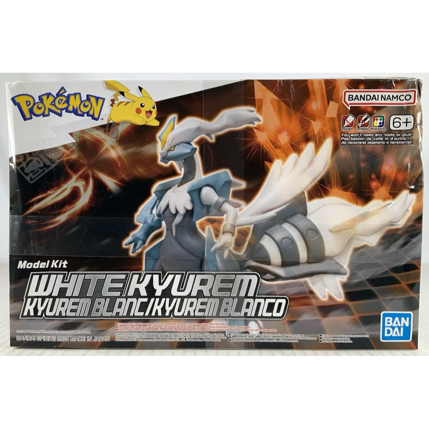 BANDAI Pokemon figure lot set 8 model kit Mega Charizard Kyurem DISTRESSED BOXES