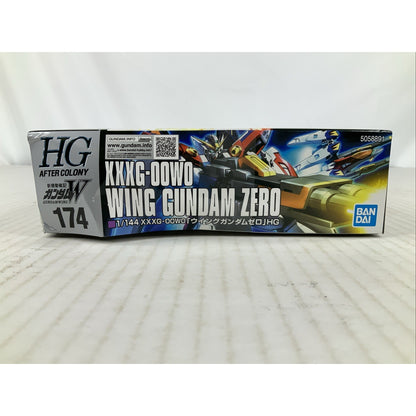 BANDAI HG Wing Gundam Zero XXXG-00W0 174 HGAC model kit DISTRESSED BOX