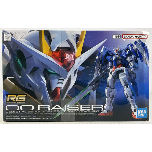 BANDAI RG 00 Raiser GN-0000 GNR-010 18 1:144 model kit DISTRESSED BOX