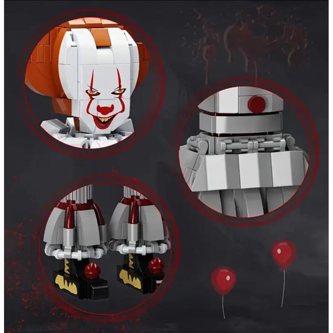 Horror Clown Pennywise It Movie Stephen King Building Block Compatible Set