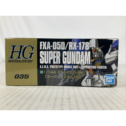 BANDAI HG FXA-05D/RX-178 Super Gundam Z 035 HGUC 1:144 model kit DISTRESSED BOX