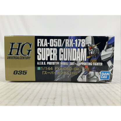 BANDAI HG FXA-05D/RX-178 Super Gundam Z 035 HGUC 1:144 model kit DISTRESSED BOX