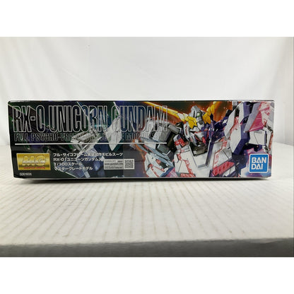 BANDAI MG RX-0 Unicorn Gundam psycho frame UC 1:100 model kit DISTRESSED BOX