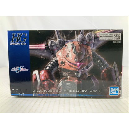 BANDAI HG Z'Gok Seed Freedom Ver ZGMF-MM07 260 1:144 model kit DISTRESSED BOX