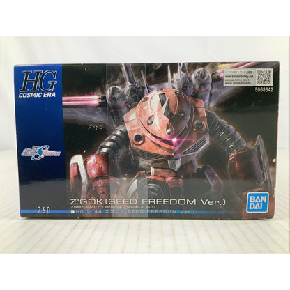 BANDAI HG Z'Gok Seed Freedom Ver ZGMF-MM07 260 1:144 model kit DISTRESSED BOX