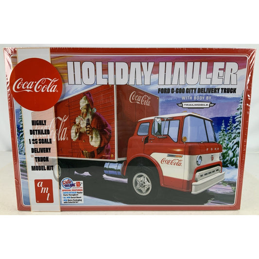 AMT Coca Cola Holiday Hauler Ford C-600 Delivery Truck model kit DISTRESSED BOX