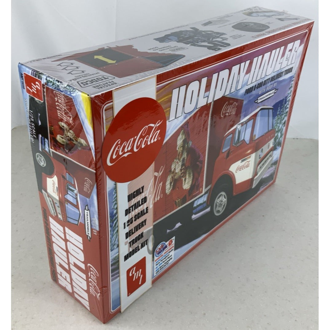 AMT Coca Cola Holiday Hauler Ford C-600 Delivery Truck model kit DISTRESSED BOX