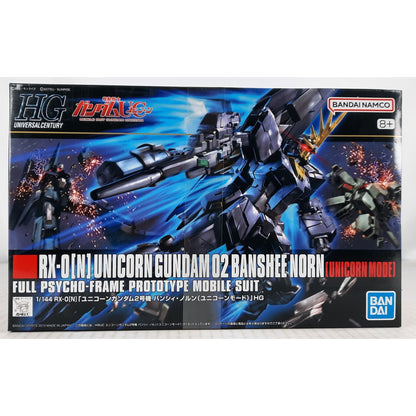 BANDAI HG Unicorn 02 Banshee Norn HGUC RX-0 (N) 1:144 model kit DISTRESSED BOX