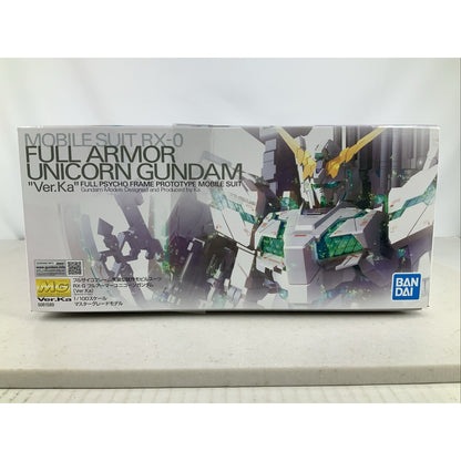 BANDAI MG Full Armor Unicorn Gundam RX-0 Ver Ka 1:100 model kit DISTRESSED BOX