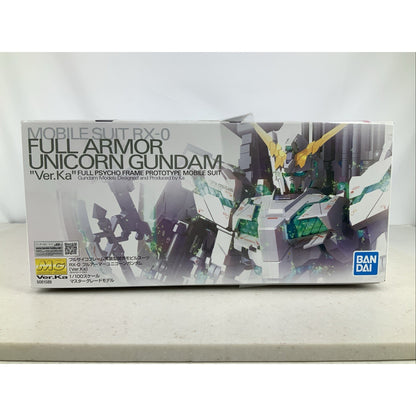 BANDAI MG Full Armor Unicorn Gundam RX-0 Ver Ka 1:100 model kit DISTRESSED BOX