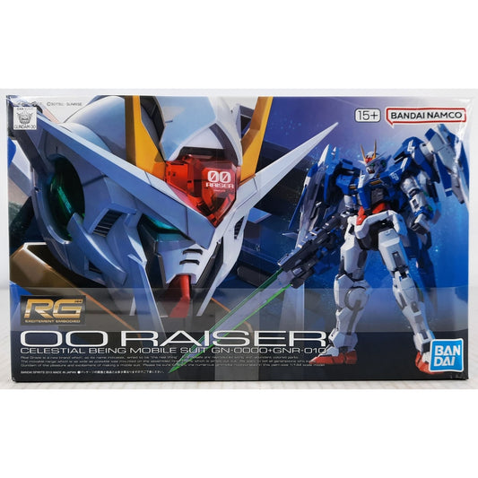BANDAI RG 00 Raiser GN-0000 GNR-010 18 1:144 model kit DISTRESSED BOX