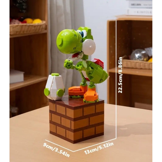 New Probrixx Video Game Dinosaur Yoshi Building Block Bricks Compatible MOC Set
