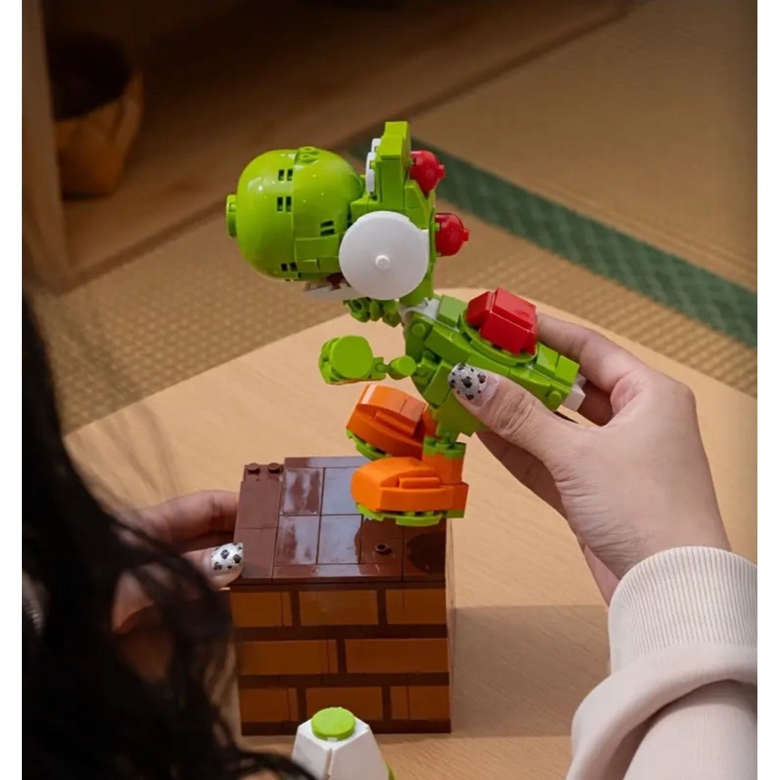 New Probrixx Video Game Dinosaur Yoshi Building Block Bricks Compatible MOC Set