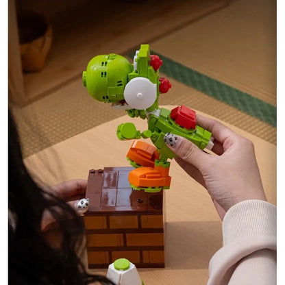 New Probrixx Video Game Dinosaur Yoshi Building Block Bricks Compatible MOC Set