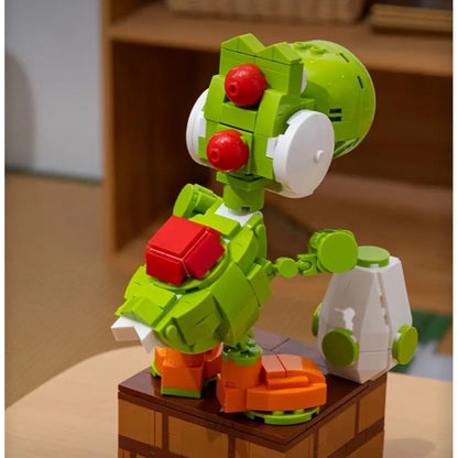 New Probrixx Video Game Dinosaur Yoshi Building Block Bricks Compatible MOC Set