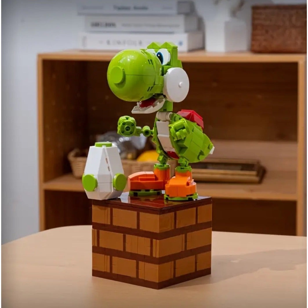 New Probrixx Video Game Dinosaur Yoshi Building Block Bricks Compatible MOC Set