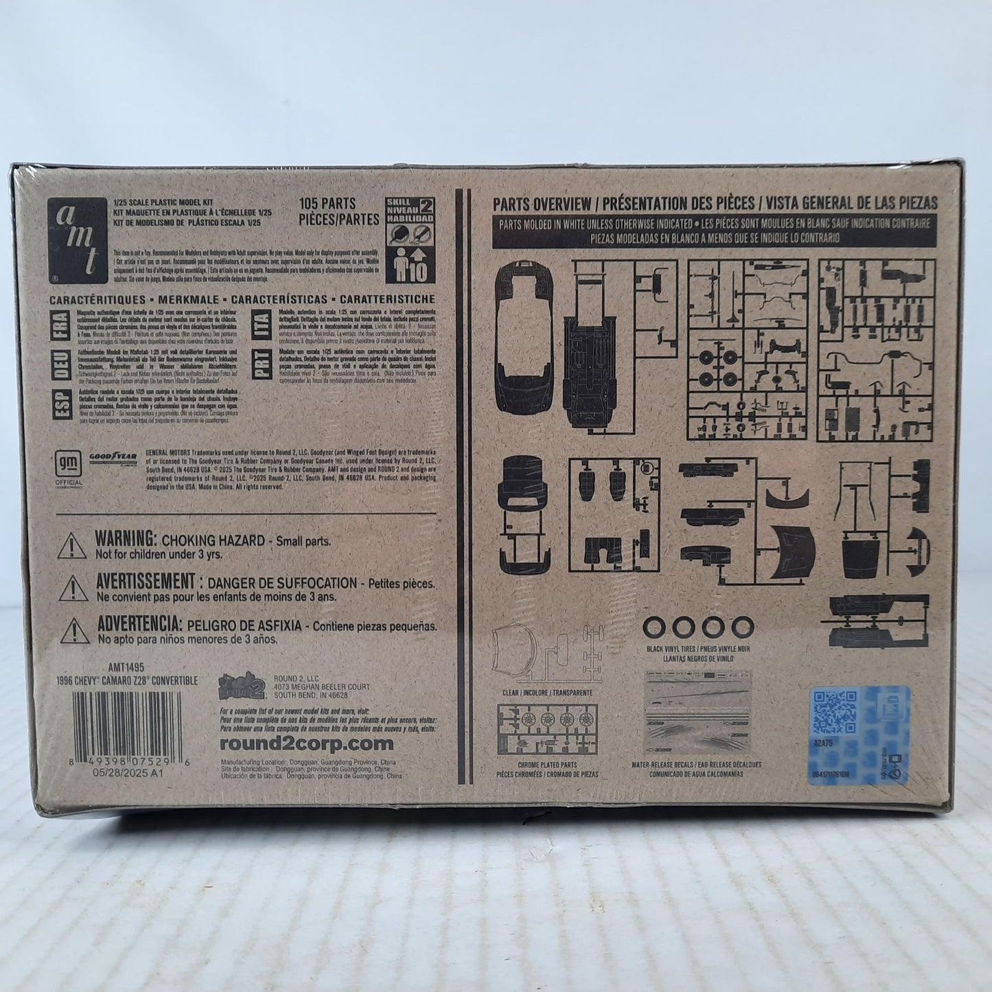 AMT 96 Chevy Camaro Z28 Convertible 1996 Z/28 1:25 model kit DISTRESSED BOX