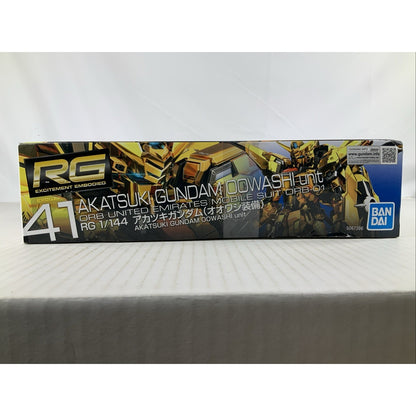 BANDAI RG Akatsuki Gundam Oowashi unit orb-01 41 1:144 model kit DISTRESSED BOX