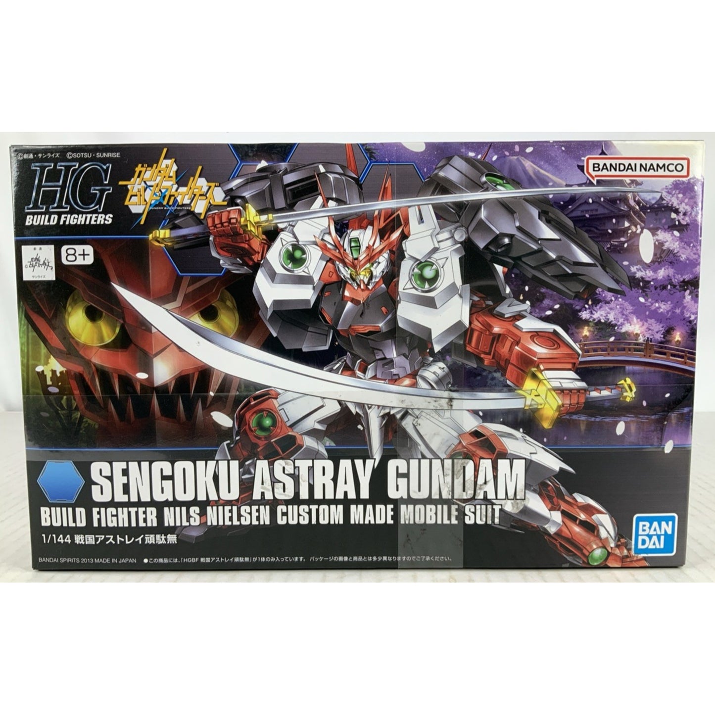 BANDAI HG Sengoku Astray Gundam HGBF 007 1:144 model kit DISTRESSED BOX