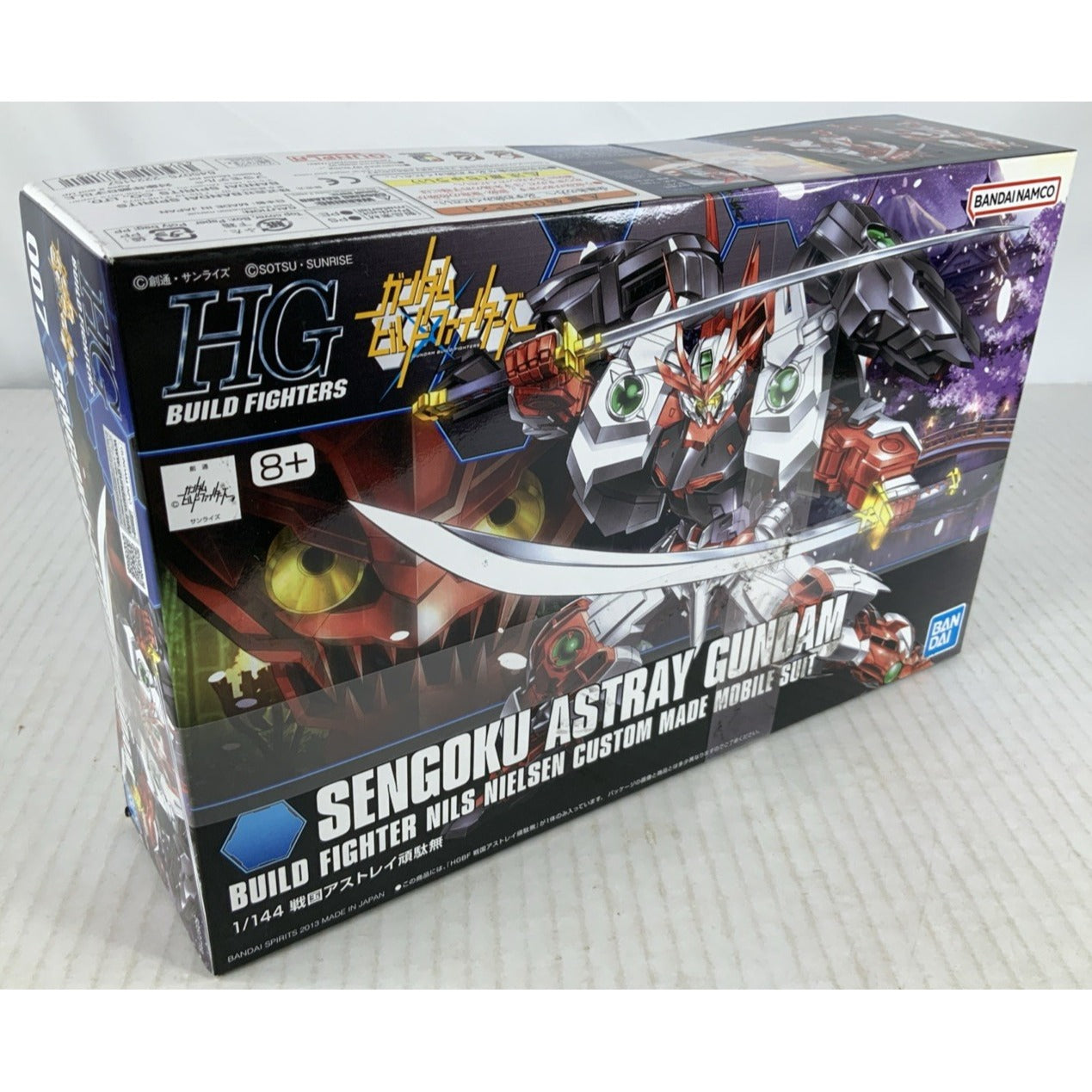 BANDAI HG Sengoku Astray Gundam HGBF 007 1:144 model kit DISTRESSED BOX