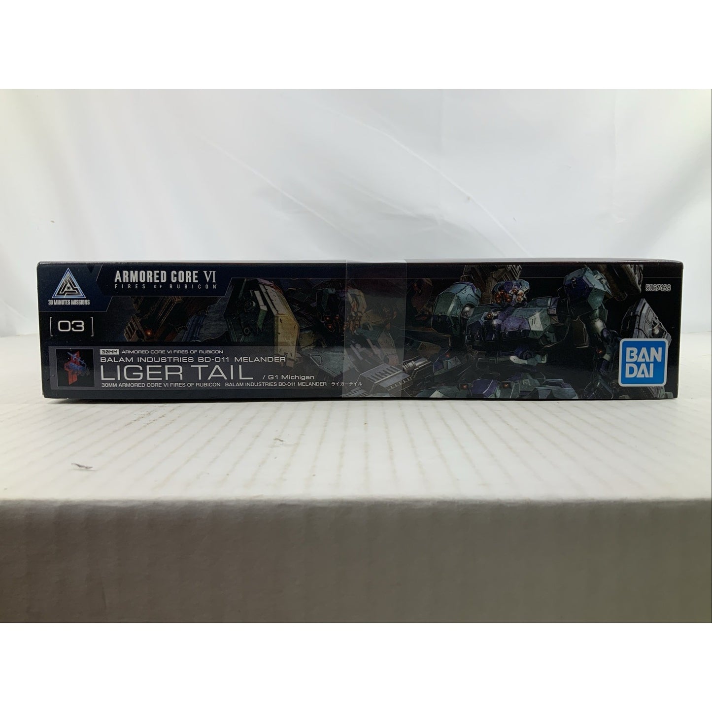 BANDAI 30MM Liger Tail BD-011 Melander 03 Armored Core model kit DISTRESSED BOX
