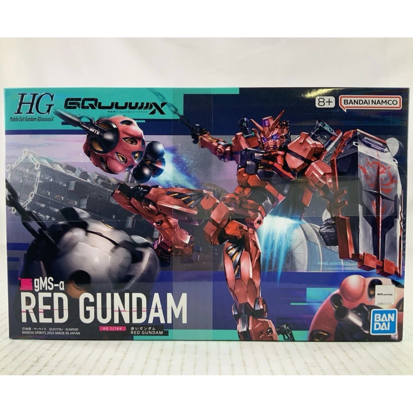BANDAI HG gMS-a Red Gundam GQuuuuuuX mobile suit GQ #4 1:144 model kit 5068569