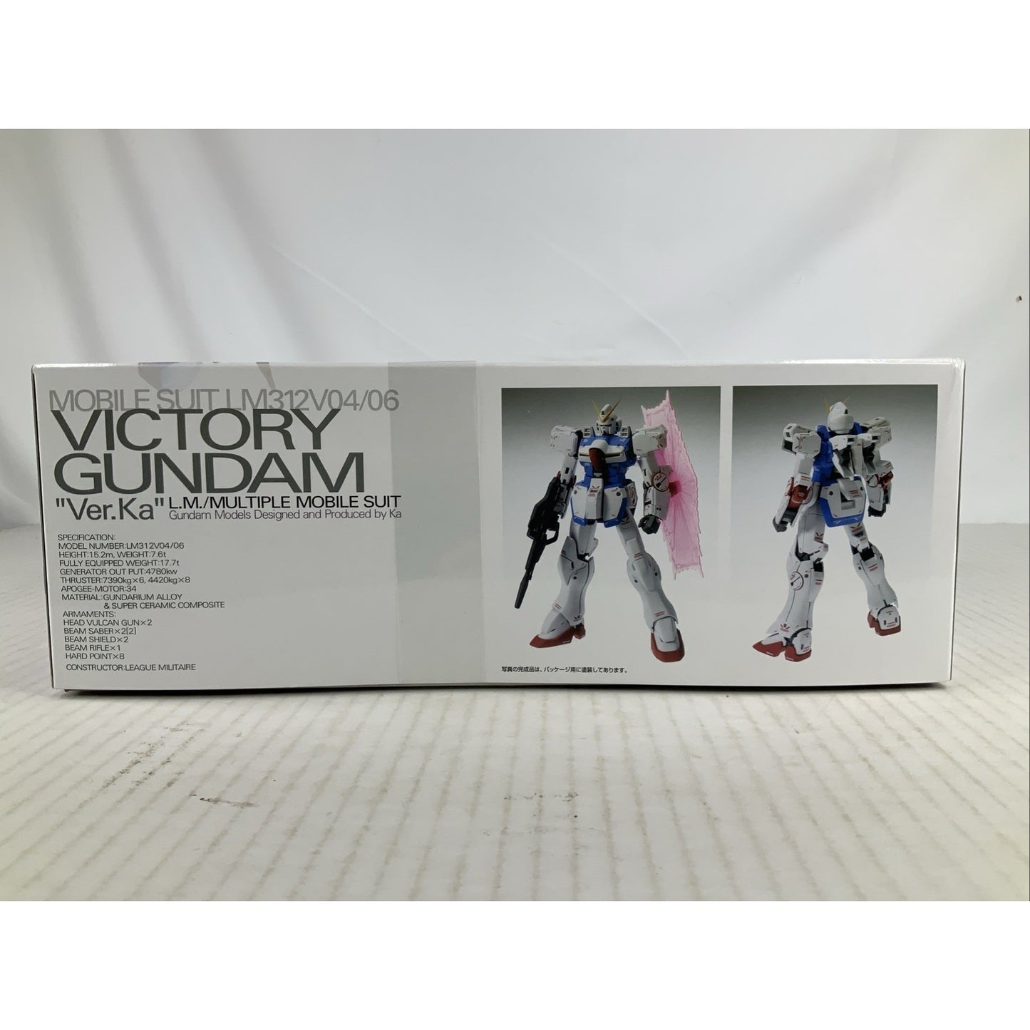 BANDAI MG Victory Gundam Ver.Ka V LM LM312V04/06 1:100 model kit DISTRESSED BOX