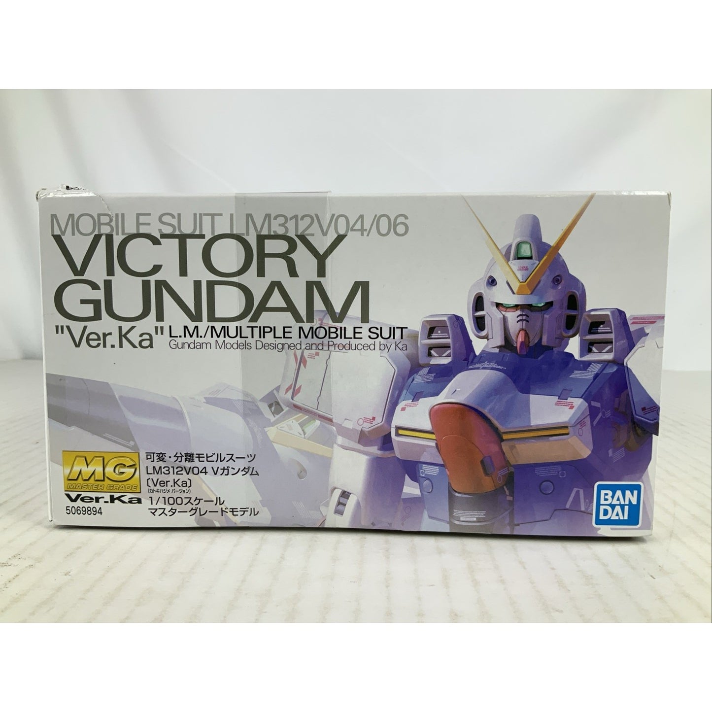BANDAI MG Victory Gundam Ver.Ka V LM LM312V04/06 1:100 model kit DISTRESSED BOX