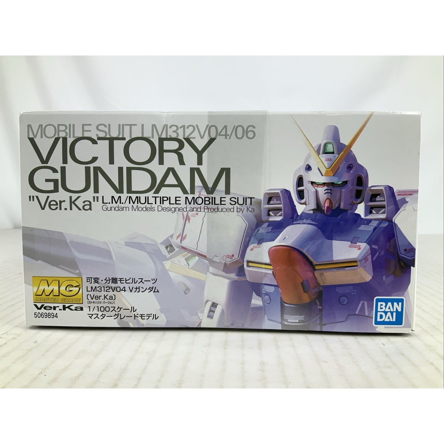 BANDAI MG Victory Gundam Ver.Ka V LM LM312V04/06 1:100 model kit DISTRESSED BOX