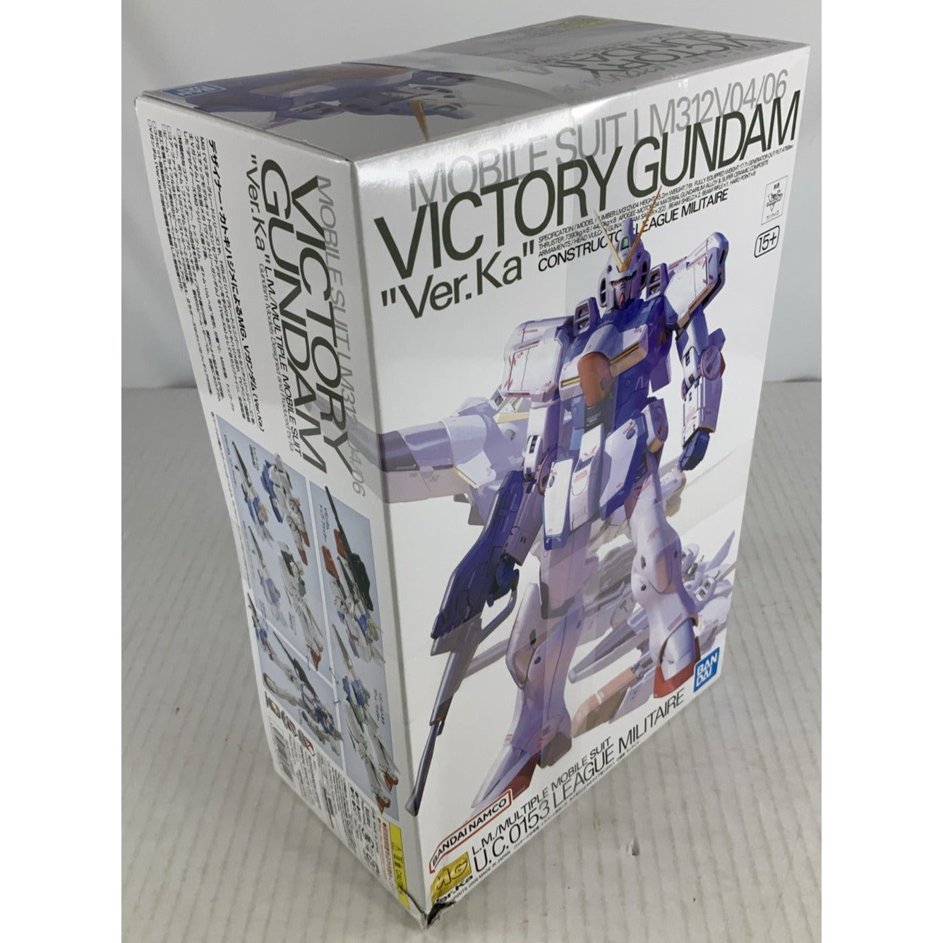 BANDAI MG Victory Gundam Ver.Ka V LM LM312V04/06 1:100 model kit DISTRESSED BOX