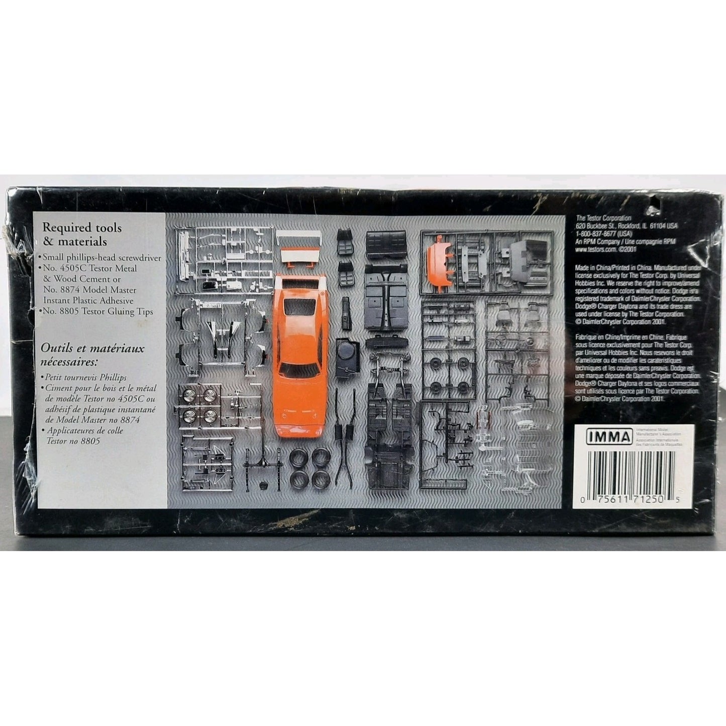 Testors Lincoln Mint Dodge Charger Daytona 1/24 Metal Model Kit Diecast