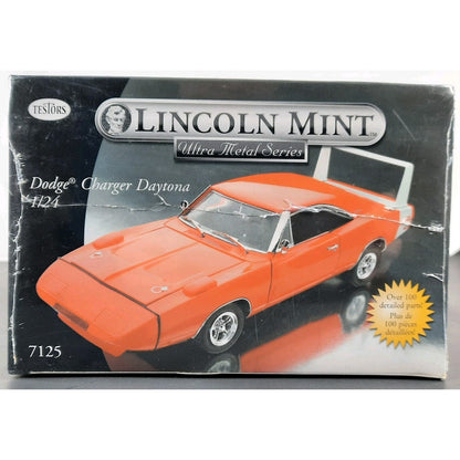 Testors Lincoln Mint Dodge Charger Daytona 1/24 Metal Model Kit Diecast