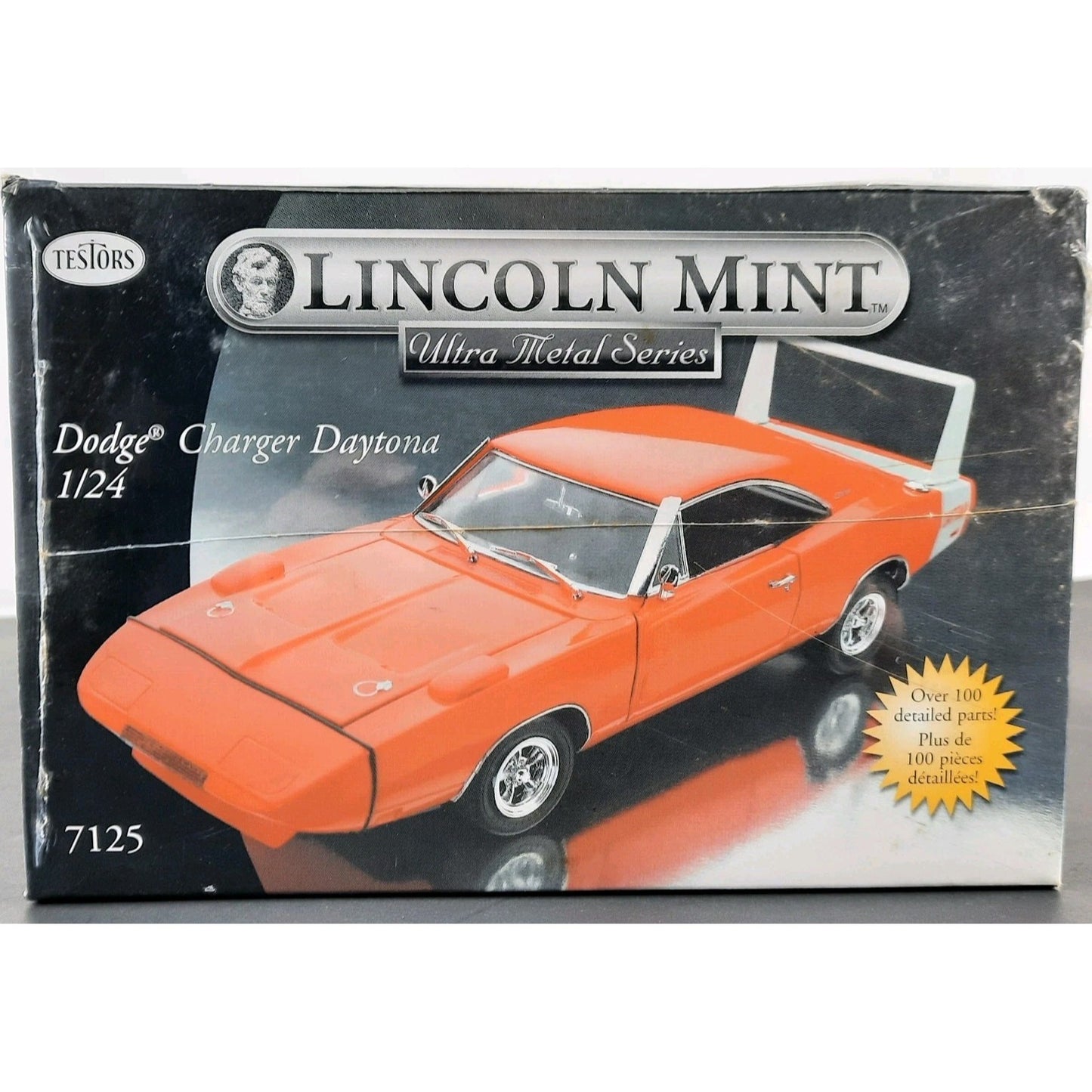 Testors Lincoln Mint Dodge Charger Daytona 1/24 Metal Model Kit Diecast