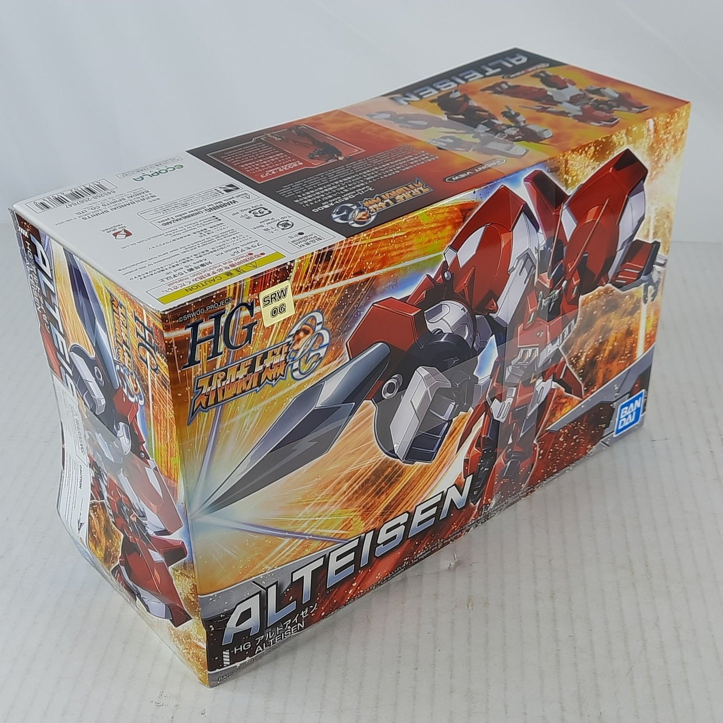 BANDAI HG Alteisen Super Robot Wars SRW OG model kit DISTRESSED BOX