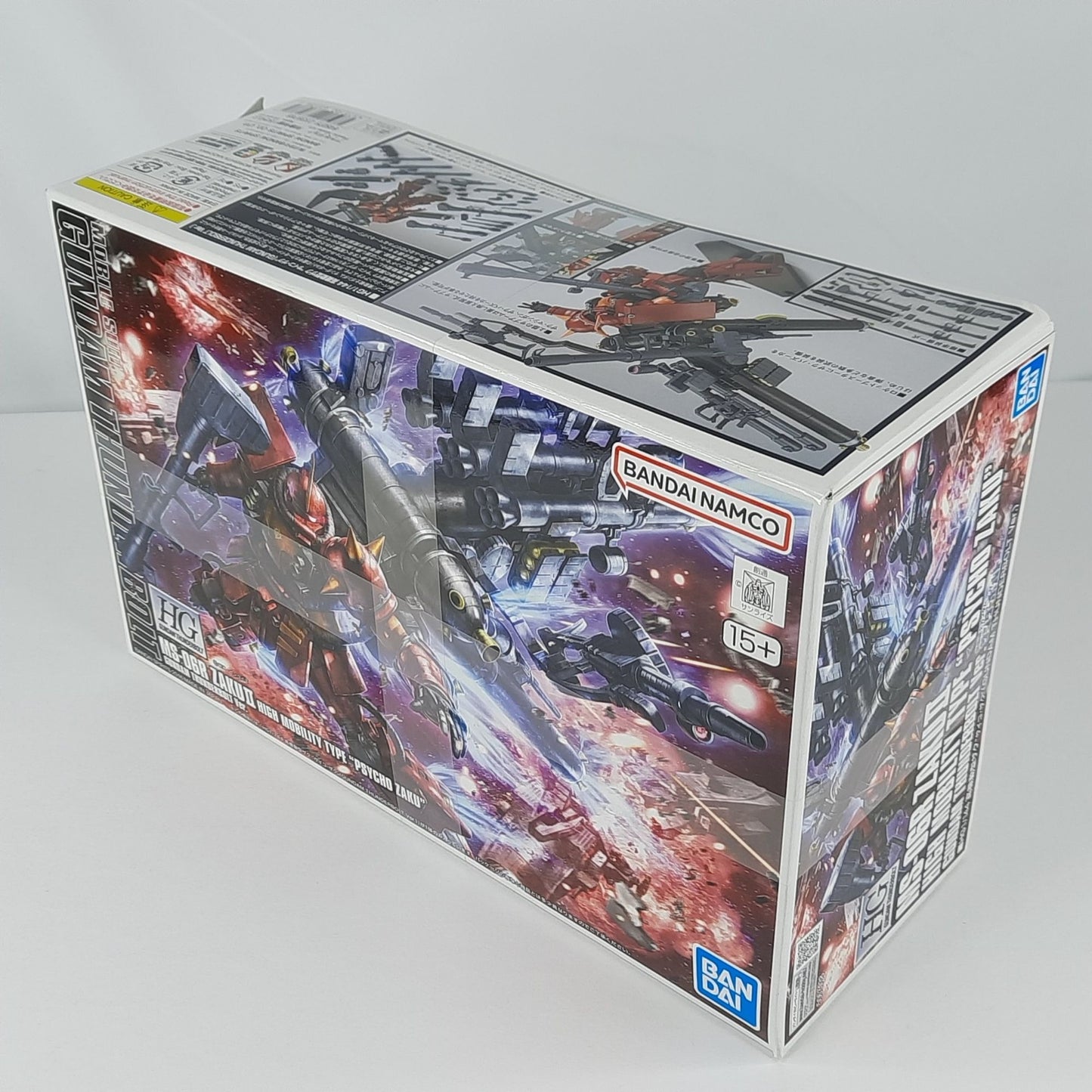 BANDAI HG Gundam Thunderbolt MS-06R Zaku II Ver 1:144 model kit DISTRESSED BOX