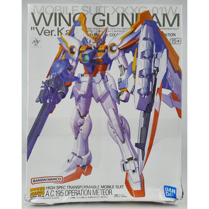 BANDAI MG Wing Gundam Ver.Ka Gundam Wing XXXG-01W 1/100 model kit DISTRESSED BOX