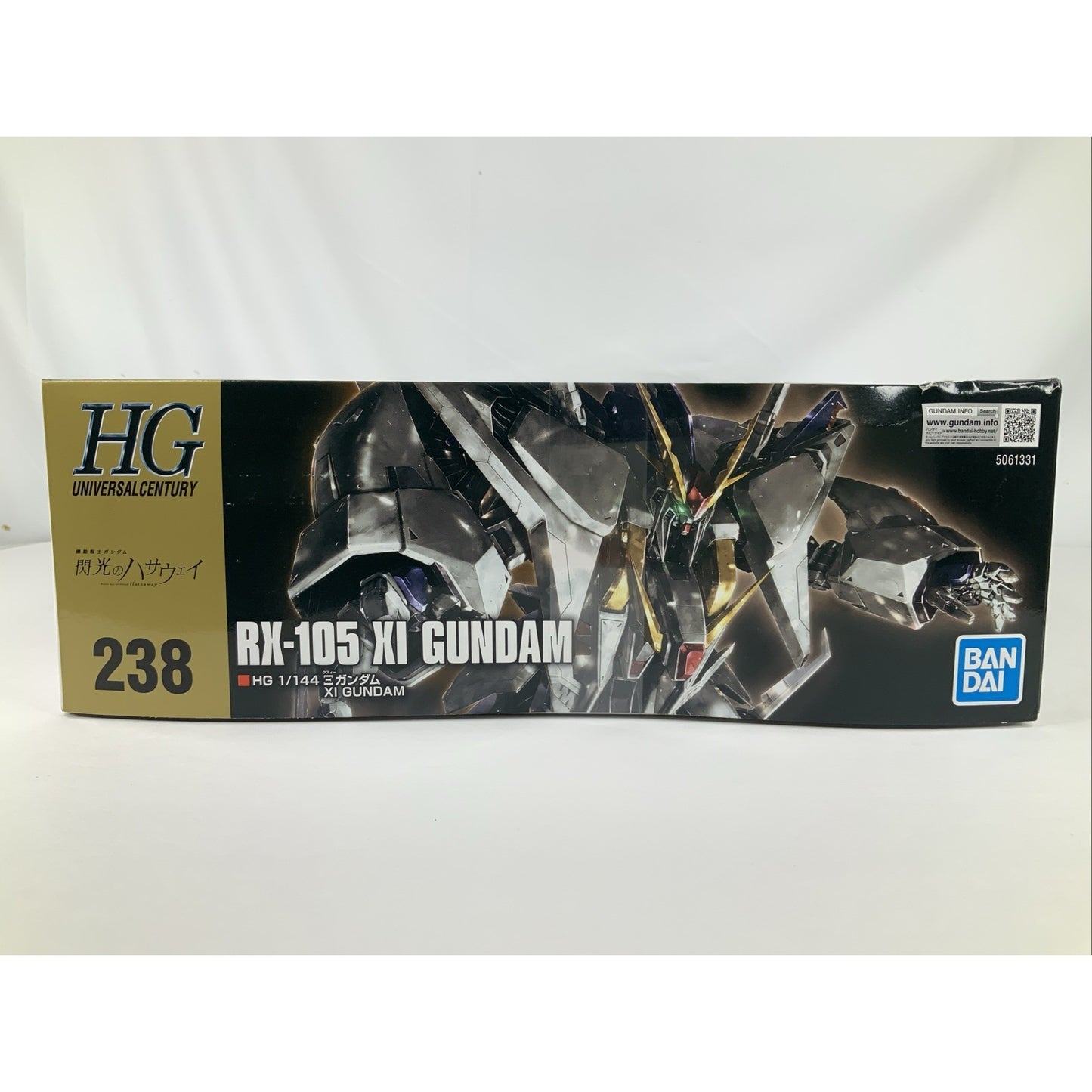 BANDAI HG XI Gundam RX-105 Hathaway's Flash HGUC 1:144 model kit DISTRESSED BOX