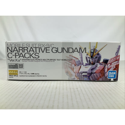 BANDAI MG Narrative Gundam C-Packs Ver.Ka RX-9/C 1:100 model kit DISTRESSED BOX