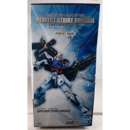 BANDAI PG Perfect Strike Gundam GAT-X105 + AQM/E-YM1 model kit DISTRESSED BOX