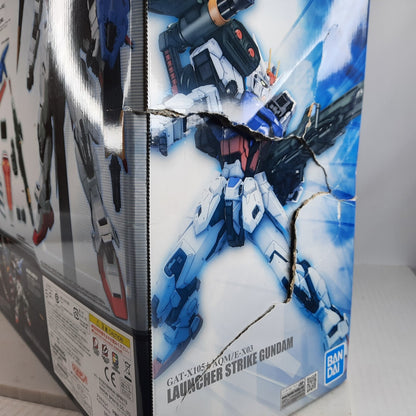 BANDAI PG Perfect Strike Gundam GAT-X105 + AQM/E-YM1 model kit DISTRESSED BOX