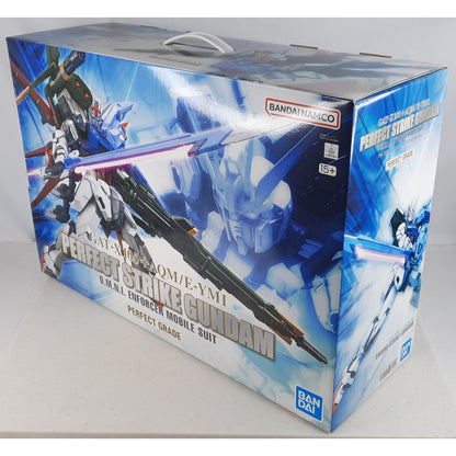 BANDAI PG Perfect Strike Gundam GAT-X105 + AQM/E-YM1 model kit DISTRESSED BOX