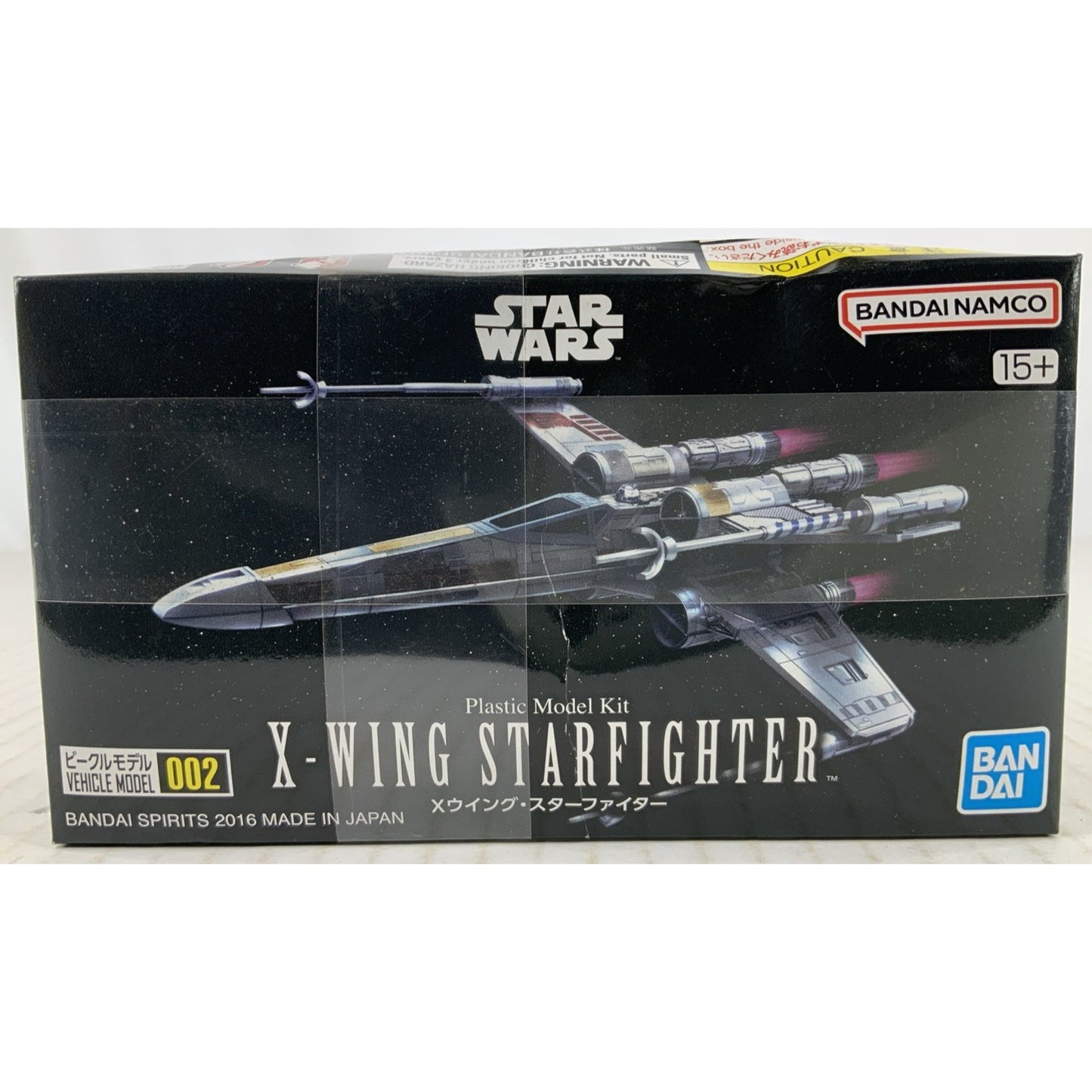 BANDAI Star Wars X-Wing Starfighter 002 1:144 model kit DISTRESSED BOX
