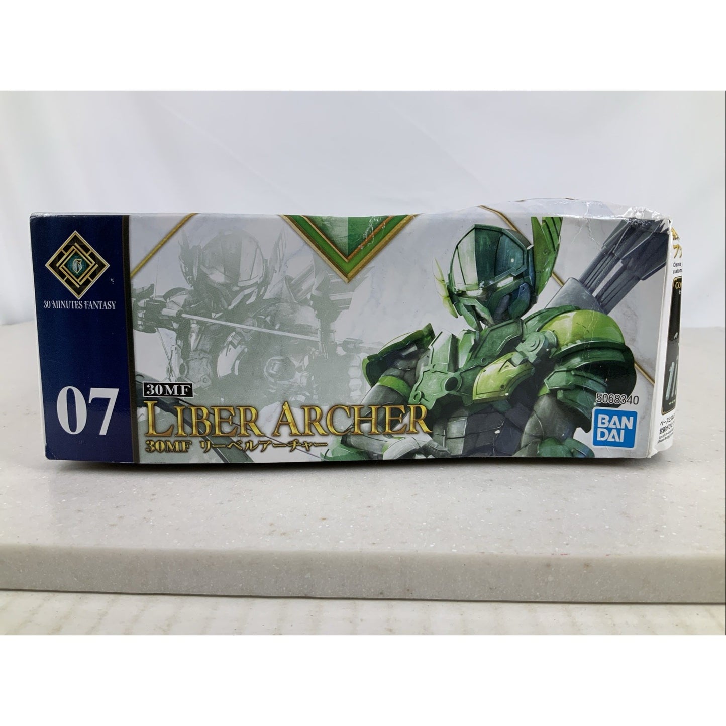 BANDAI 30MF Liber Archer 07 model kit DISTRESSED BOX