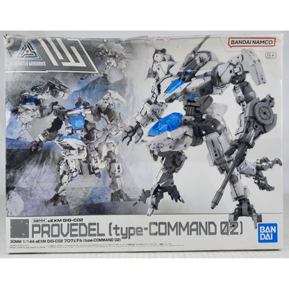 BANDAI Provedel Type Command 02 eEXM Gig-CO2 model kit DAMAGED BOX