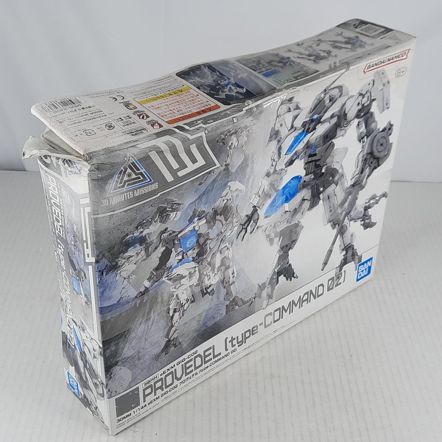 BANDAI Provedel Type Command 02 eEXM Gig-CO2 model kit DAMAGED BOX