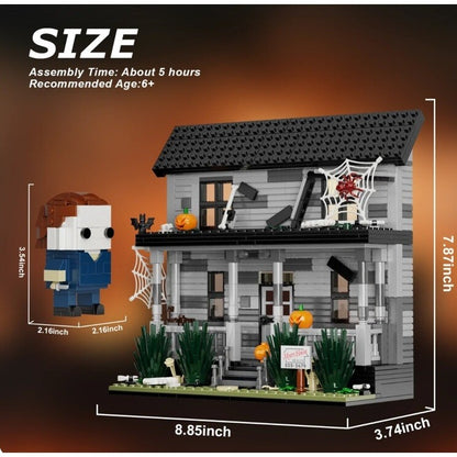 New Michael Myers House Building Block Set Compatible NIB Halloween READY STOCK