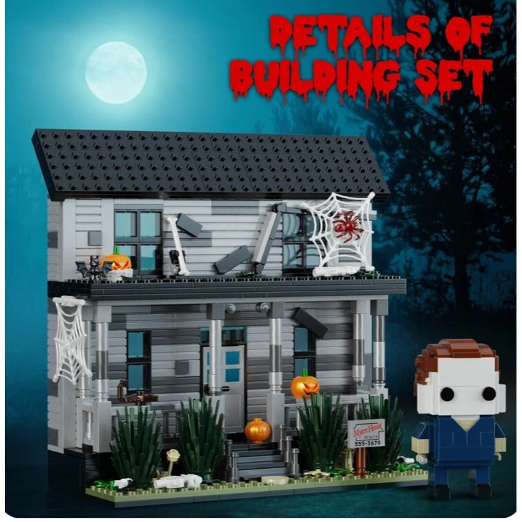 New Michael Myers House Building Block Set Compatible NIB Halloween READY STOCK